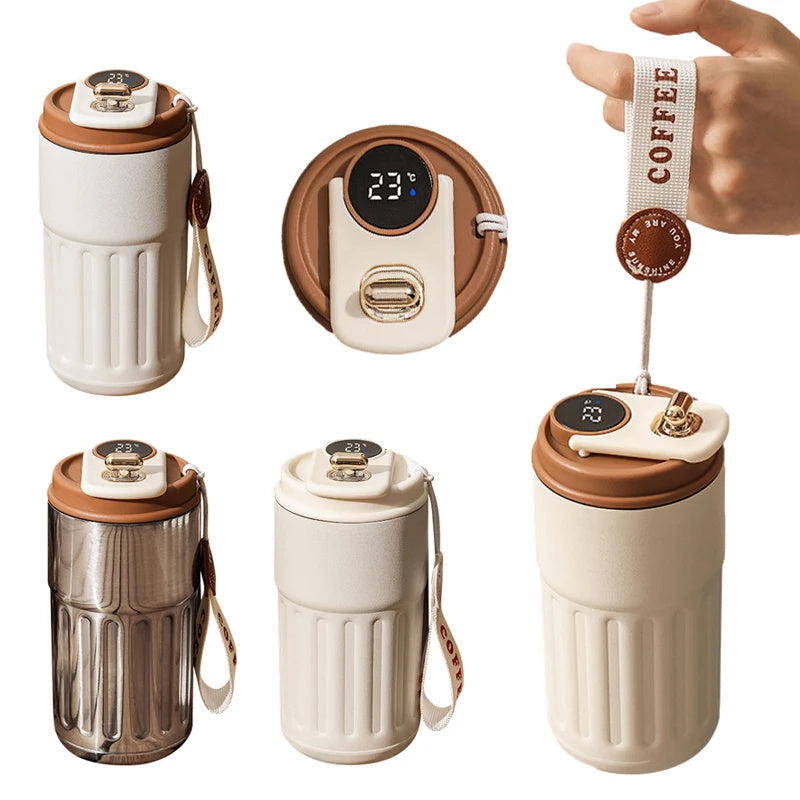 Smart Digital Thermal Bottle 450ml By Tensera